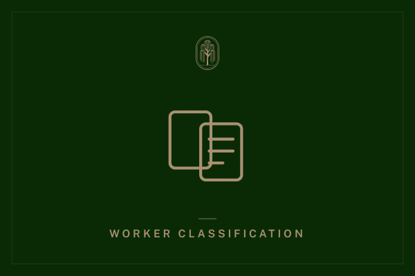 1099 vs. W-2 worker classification
